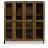 Wrenridge Gray Brown Accent Cabinet by Ashley at Eve Furniture