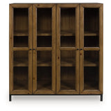 Wrenridge Gray Brown Accent Cabinet by Ashley at Eve Furniture