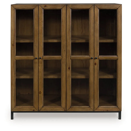Wrenridge Gray Brown Accent Cabinet by Ashley at Eve Furniture