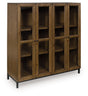 Wrenridge Gray Brown Accent Cabinet by Ashley at Eve Furniture
