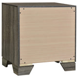 Wright Brown Oak 2-Drawer Nightstand by Coaster at Eve Furniture