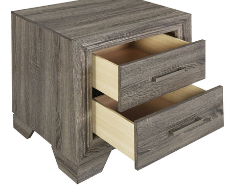 Wright Brown Oak 4-Piece Eastern King Bedroom Set by Coaster at Eve Furniture