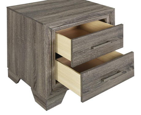 Wright Brown Oak 4-piece Queen Bedroom Set by Coaster at Eve Furniture