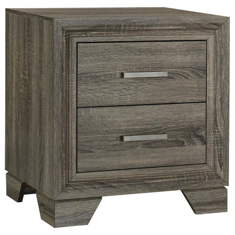Wright Brown Oak 4-piece Queen Bedroom Set by Coaster at Eve Furniture
