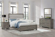 Wright Brown Oak 4-piece Queen Bedroom Set by Coaster at Eve Furniture