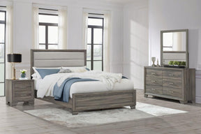 Wright Brown Oak 4-piece Queen Bedroom Set by Coaster at Eve Furniture