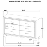 Wright Brown Oak 5-piece California King Bedroom Set by Coaster at Eve Furniture