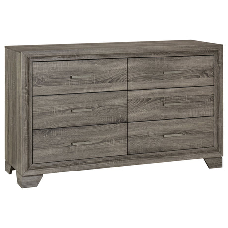 Wright Brown Oak 5-piece California King Bedroom Set by Coaster at Eve Furniture