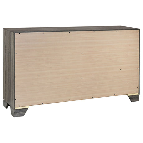Wright Brown Oak 5-piece California King Bedroom Set by Coaster at Eve Furniture