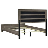 Wright Brown Oak 5-piece Queen Bedroom Set by Coaster at Eve Furniture