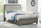 Wright Brown Oak 50-inch Upholstered Eastern King Bed by Coaster at Eve Furniture