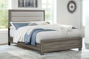 Wright Brown Oak 50-inch Upholstered Eastern King Bed by Coaster at Eve Furniture