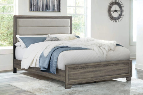 Wright Brown Oak 50-inch Upholstered Eastern King Bed by Coaster at Eve Furniture