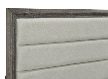 Wright Brown Oak 50-inch Upholstered Queen Bed by Coaster at Eve Furniture