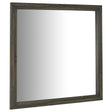 Wright Brown Oak Dresser Mirror by Coaster at Eve Furniture