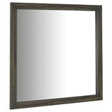 Wright Brown Oak Dresser Mirror by Coaster at Eve Furniture