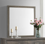 Wright Brown Oak Dresser Mirror by Coaster at Eve Furniture