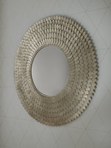 Wrightmund Champagne Finish Accent Mirror by ASHLEY FURNITURE at Eve Furniture