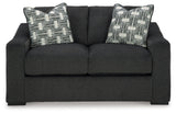 Wryenlynn Onyx Loveseat by Ashley at Eve Furniture
