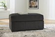 Wryenlynn Onyx Ottoman by Ashley at Eve Furniture