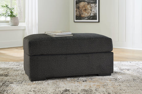 Wryenlynn Onyx Ottoman by Ashley at Eve Furniture