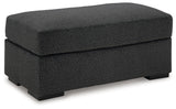 Wryenlynn Onyx Ottoman by Ashley at Eve Furniture