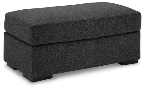 Wryenlynn Onyx Ottoman by Ashley at Eve Furniture