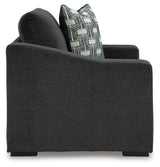 Wryenlynn Onyx Oversized Chair by Ashley at Eve Furniture