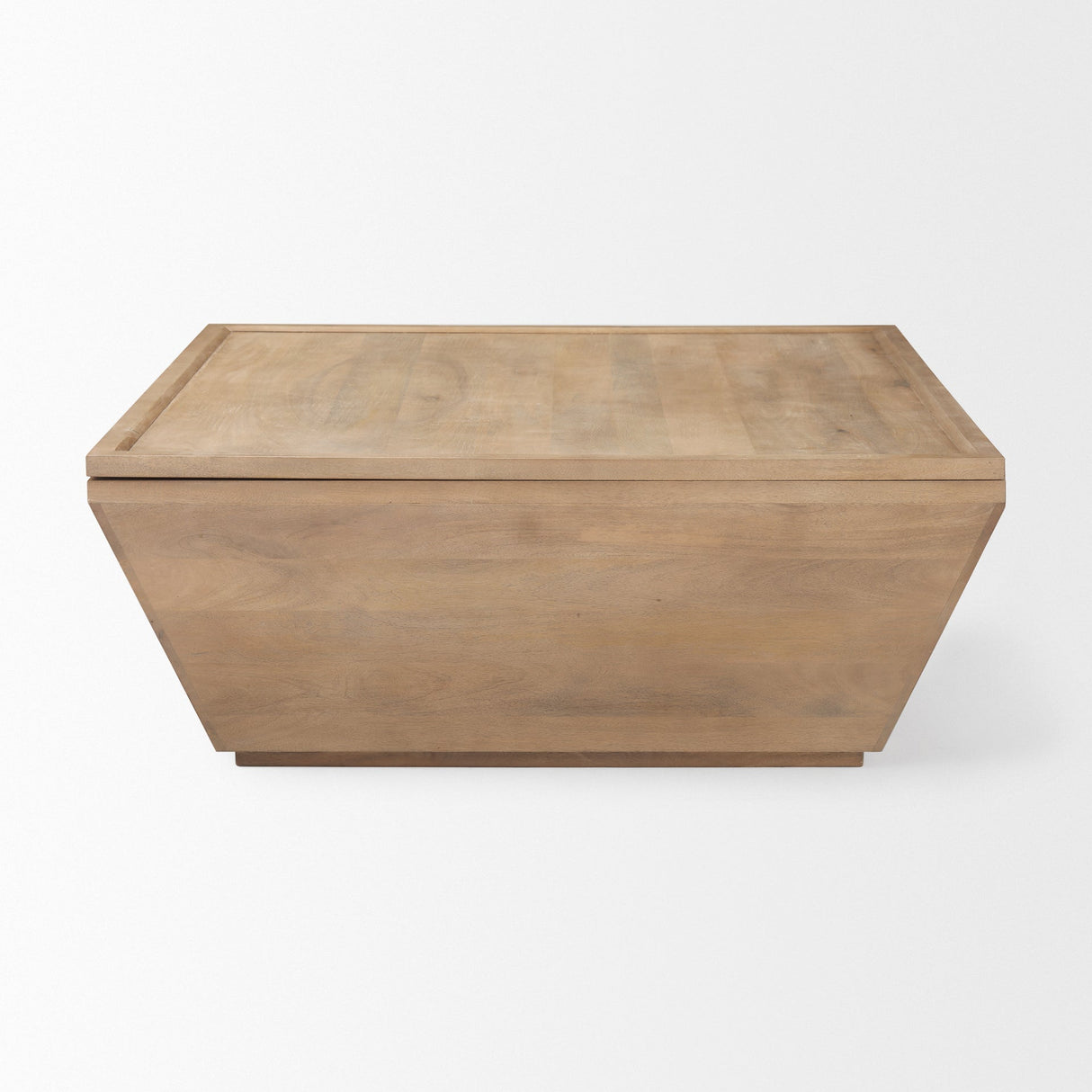 Wyatt 41.0L x 41.0W x 16.0H Brown Wood Angular Coffee Table by Mercana at Eve Furniture