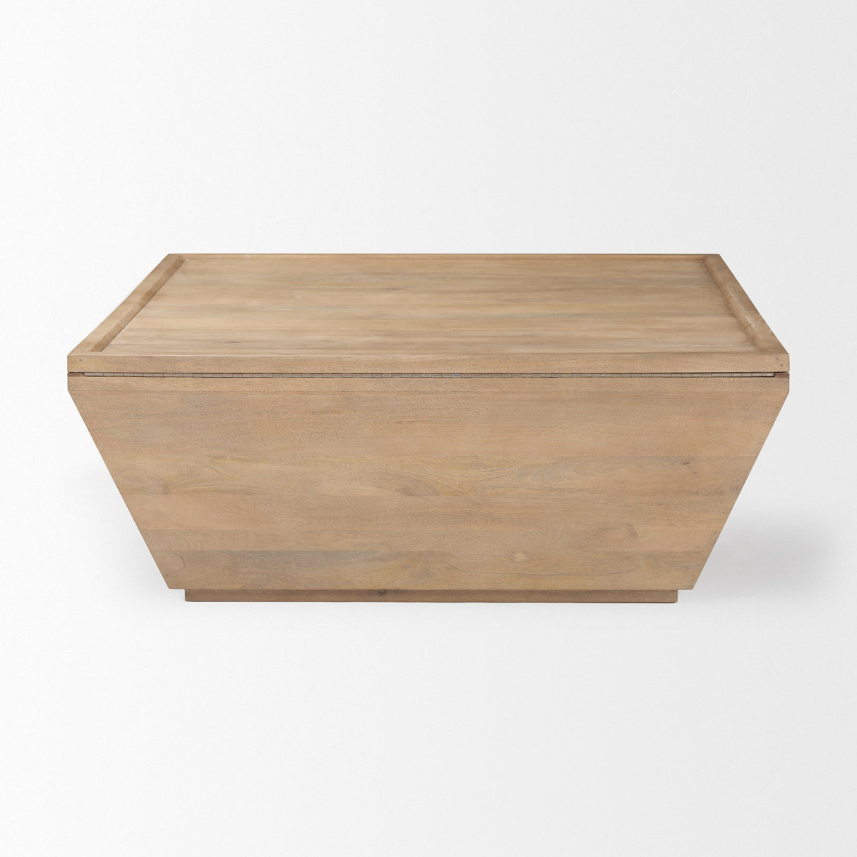 Wyatt 41.0L x 41.0W x 16.0H Brown Wood Angular Coffee Table by Mercana at Eve Furniture