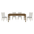 Wyatt Brown Dining Set by Homelegance at Eve Furniture