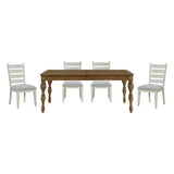 Wyatt Brown Dining Set by Homelegance at Eve Furniture