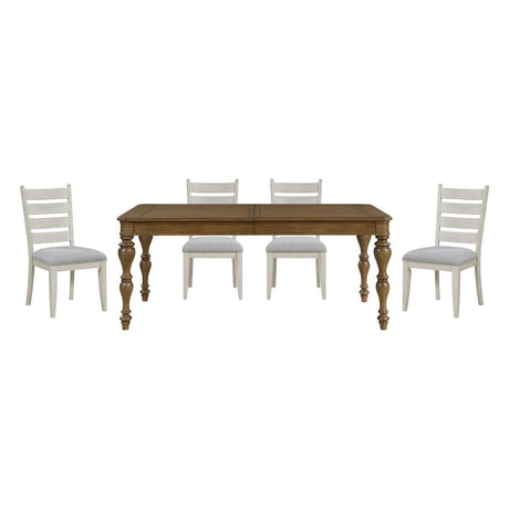 Wyatt Brown Dining Set by Homelegance at Eve Furniture