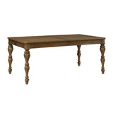 Wyatt Brown Dining Table by Homelegance at Eve Furniture
