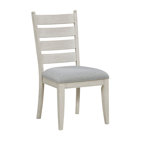 Wyatt Brown Weathered White & Gray 91" Extendable Dining Room Set by Homelegance at Eve Furniture