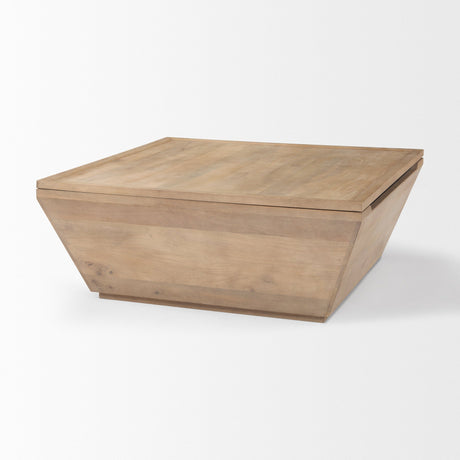 Wyatt Brown Wood Angular Coffee Table by Mercana at Eve Furniture