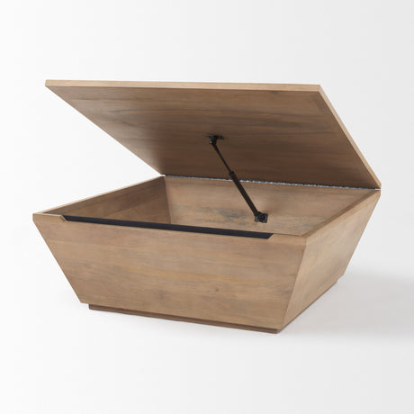 Wyatt Brown Wood Angular Coffee Table by Mercana at Eve Furniture