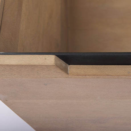 Wyatt Brown Wood Angular Coffee Table by Mercana at Eve Furniture
