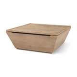 Wyatt Brown Wood Angular Coffee Table by Mercana at Eve Furniture