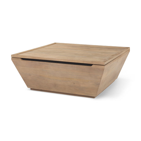 Wyatt Brown Wood Angular Coffee Table by Mercana at Eve Furniture