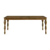 Wyatt Brown/Weathered White/Gray 91" Extendable Counter Height Set by Homelegance at Eve Furniture