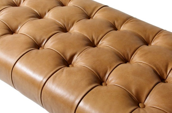 Wyatt Leather Bench by Moe's Home at Eve Furniture