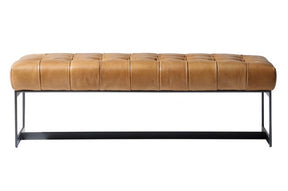 Wyatt Leather Bench by Moe's Home at Eve Furniture