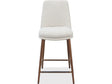 Wyatt Ricotta/Bronze Upholstered Counter Stool (Set of 2) by Modus Furniture at Eve Furniture