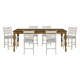 Wyatt Weathered White/Gray Counter Height Chair, Set of 2 by Homelegance at Eve Furniture