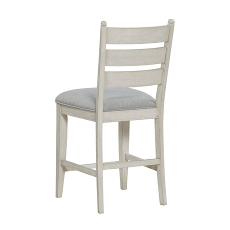 Wyatt Weathered White/Gray Counter Height Chair, Set of 2 by Homelegance at Eve Furniture