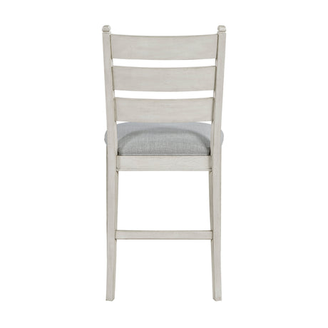 Wyatt Weathered White/Gray Counter Height Chair, Set of 2 by Homelegance at Eve Furniture