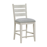 Wyatt Weathered White/Gray Counter Height Chair, Set of 2 by Homelegance at Eve Furniture
