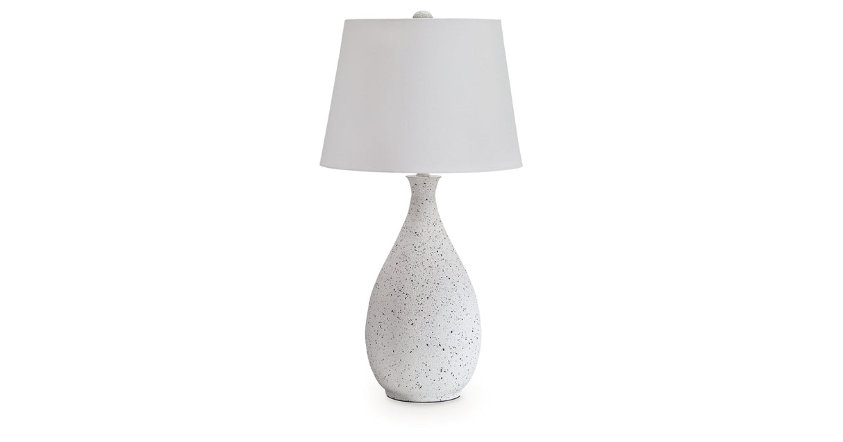 Wyattford White/Black Table Lamp by ASHLEY FURNITURE at Eve Furniture