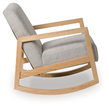 Wychworth Gray/Natural Accent Chair by Ashley at Eve Furniture
